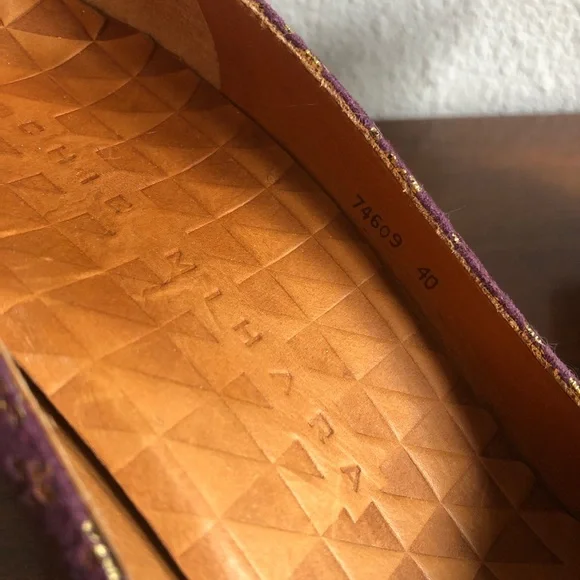 Chie Mihara Purple and Gold Heels 40 - Picture 9 of 12